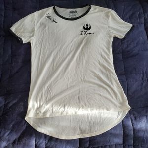 Star Wars "I Love You, I Know" T-shirt.